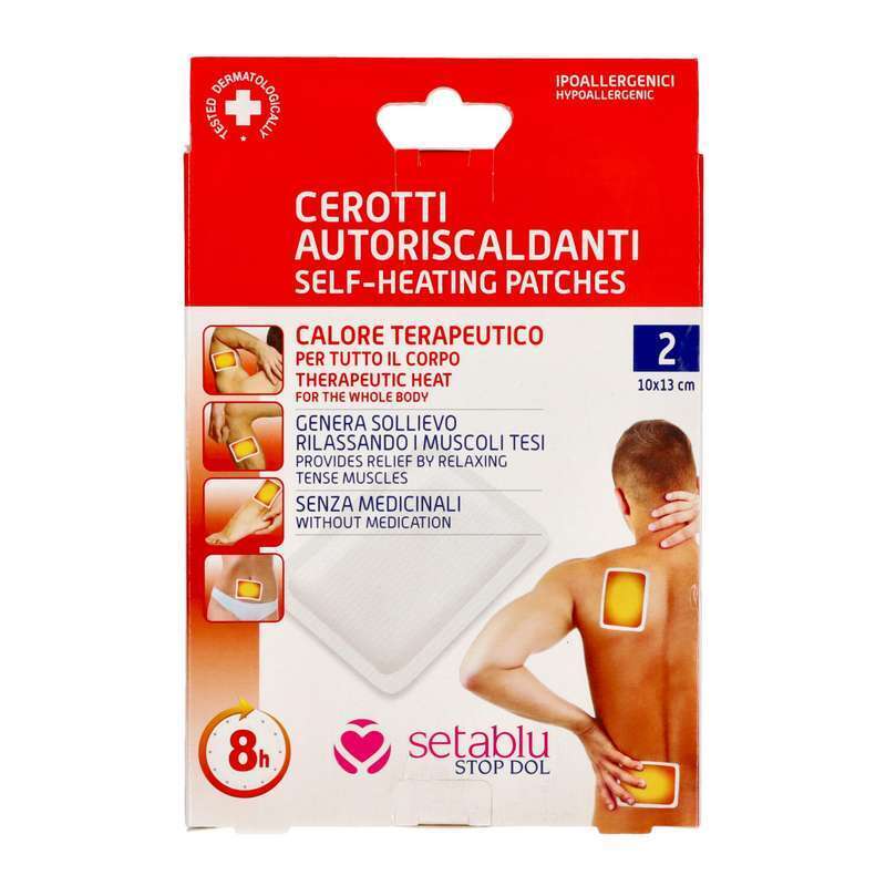 SETABLU CEROTTI RISCALDANTI 2PZ