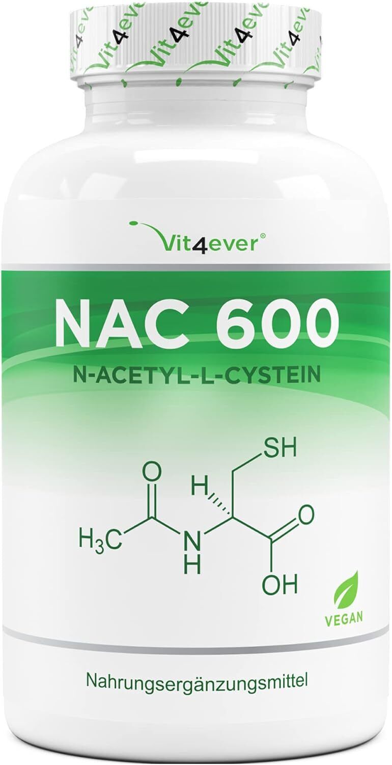 NAC - N-Acetil L-Cisteina 180 capsule da 600 mg ciascuna - scorta di 6 mesi...