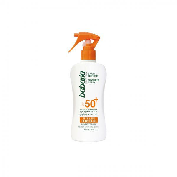 Babaria Sunscreen Spray For Sensitive Skin Spf50 200ml