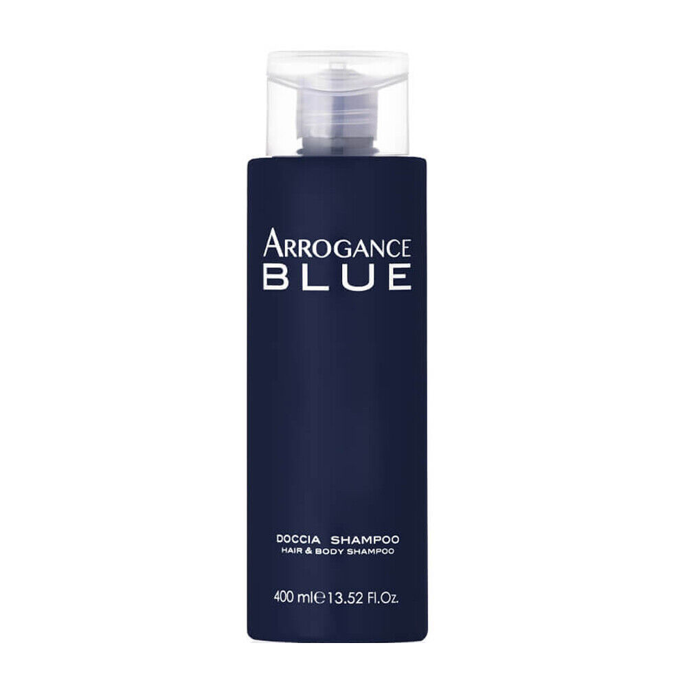 Arrogance Blue Doccia Shampoo Uomo Energizzante Profumato Fresco 400ml