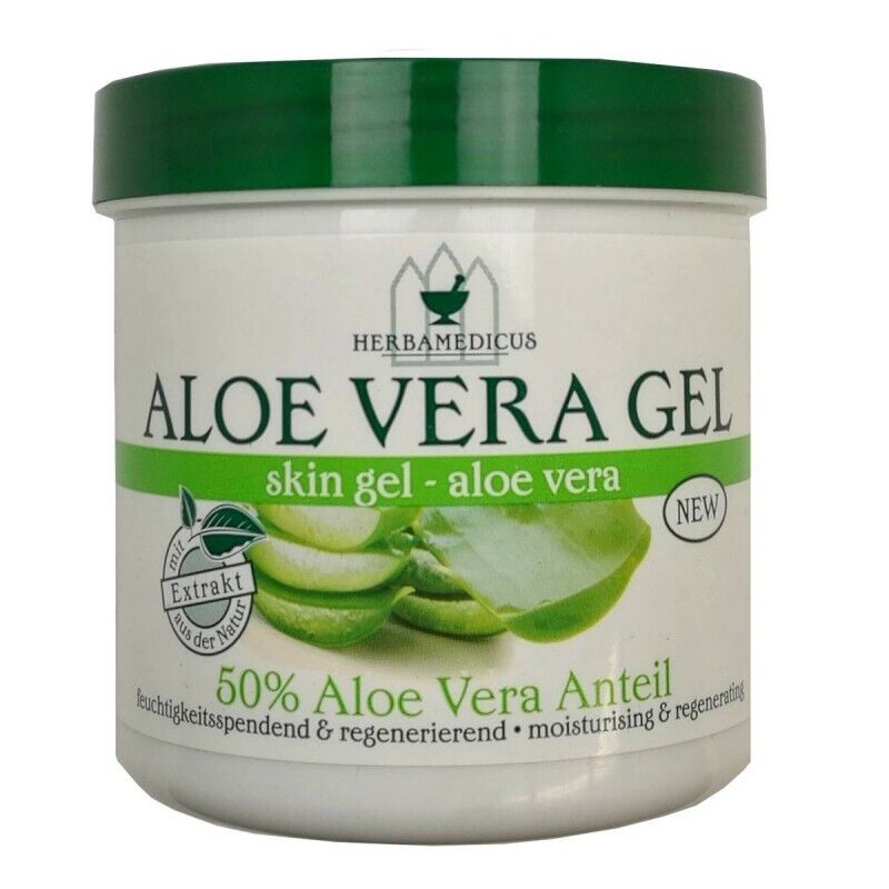 Herbamedicus Aloe vera gel 50% per pelli secche, 250 ml