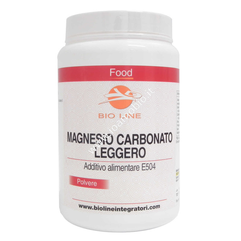Magnesio Carbonato Leggero 250g - Regolatore di acidità - Alcalinizzante