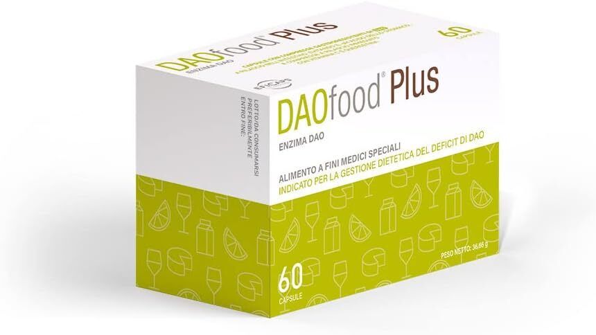 DAOfood Plus - Gestione di Deficit DAO - 60 Capsule EFICAPS con Compresse...