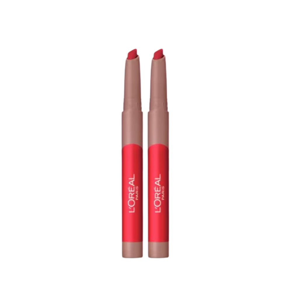 L'Oreal Infallible Matte Lip Crayon - 505 Little Chili x2