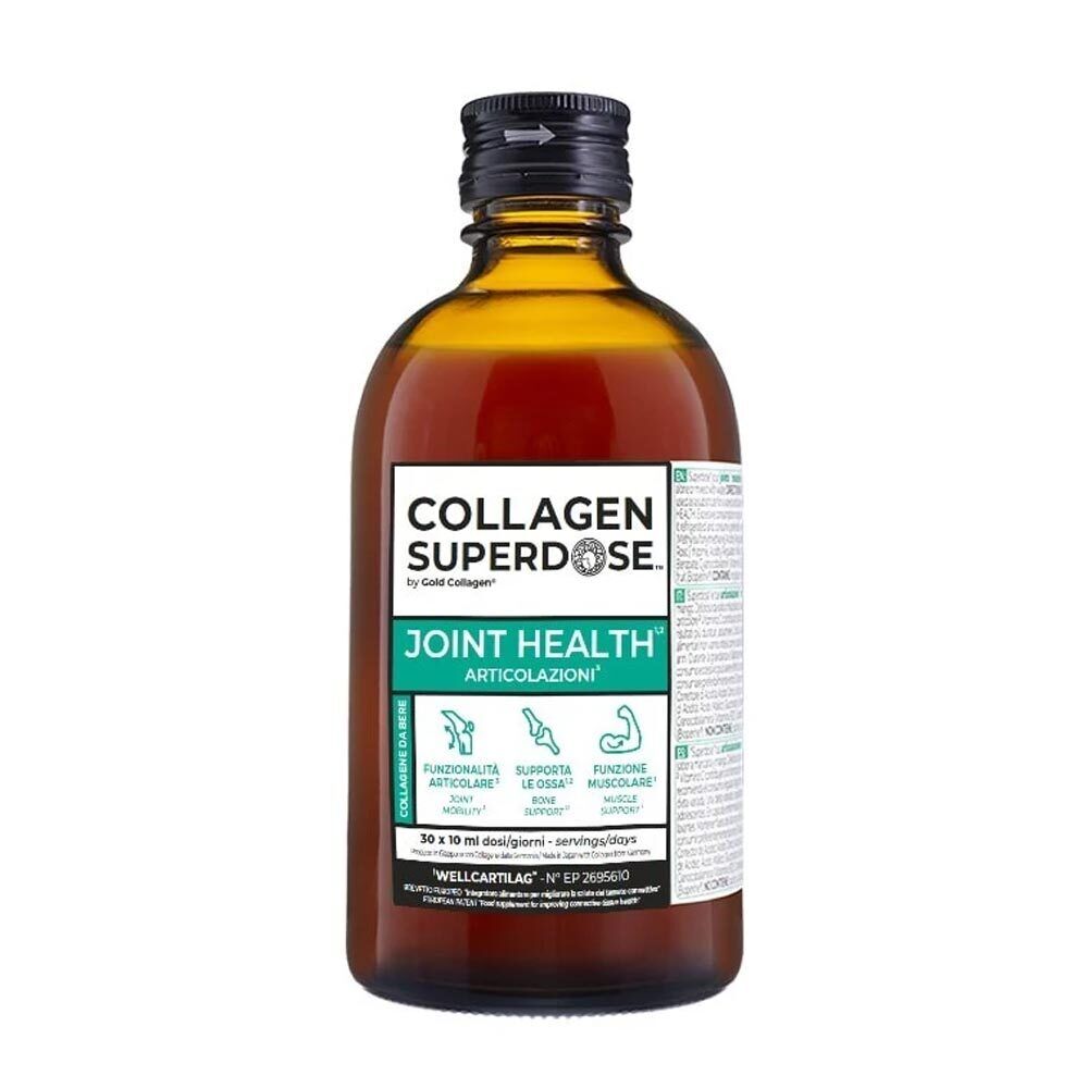 Gold Collagen Superdose - Joint Health Integratore Ossa e Articolazioni, 300ml