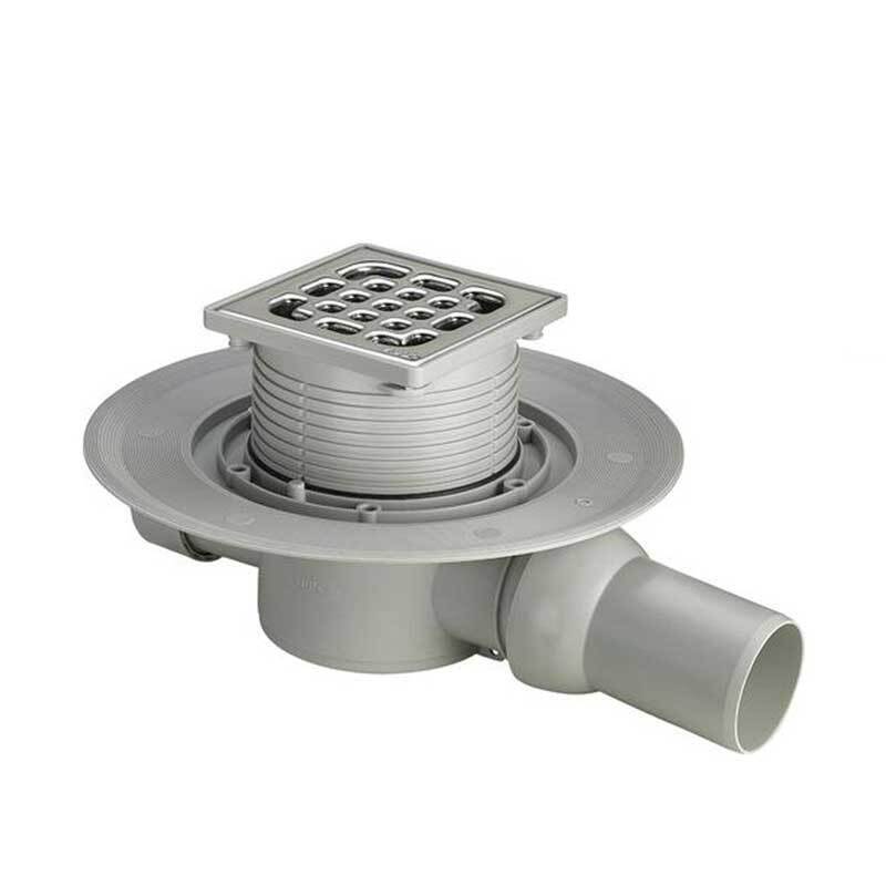 Viega Advantix Pozzetto a Pavimento Completo di Griglia 10x10 | 557 119