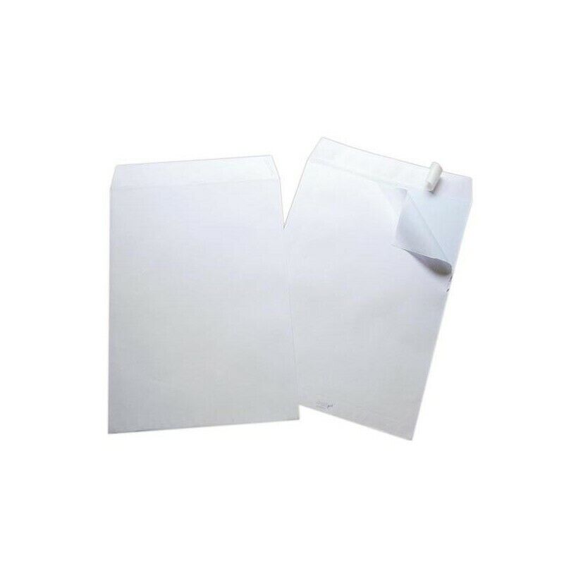25 Buste a sacco BIANCO 23x33 cm 80 gr con Strip Self BLASETTI