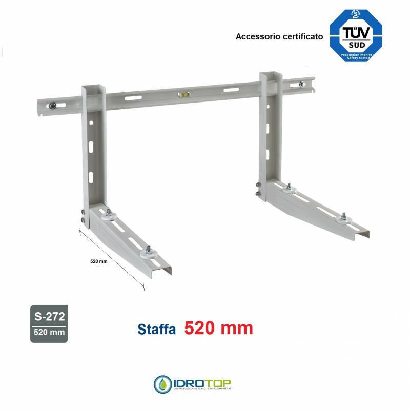 Staffa Unità Esterna cm 52 Climatizzatore portata 160 Kg
