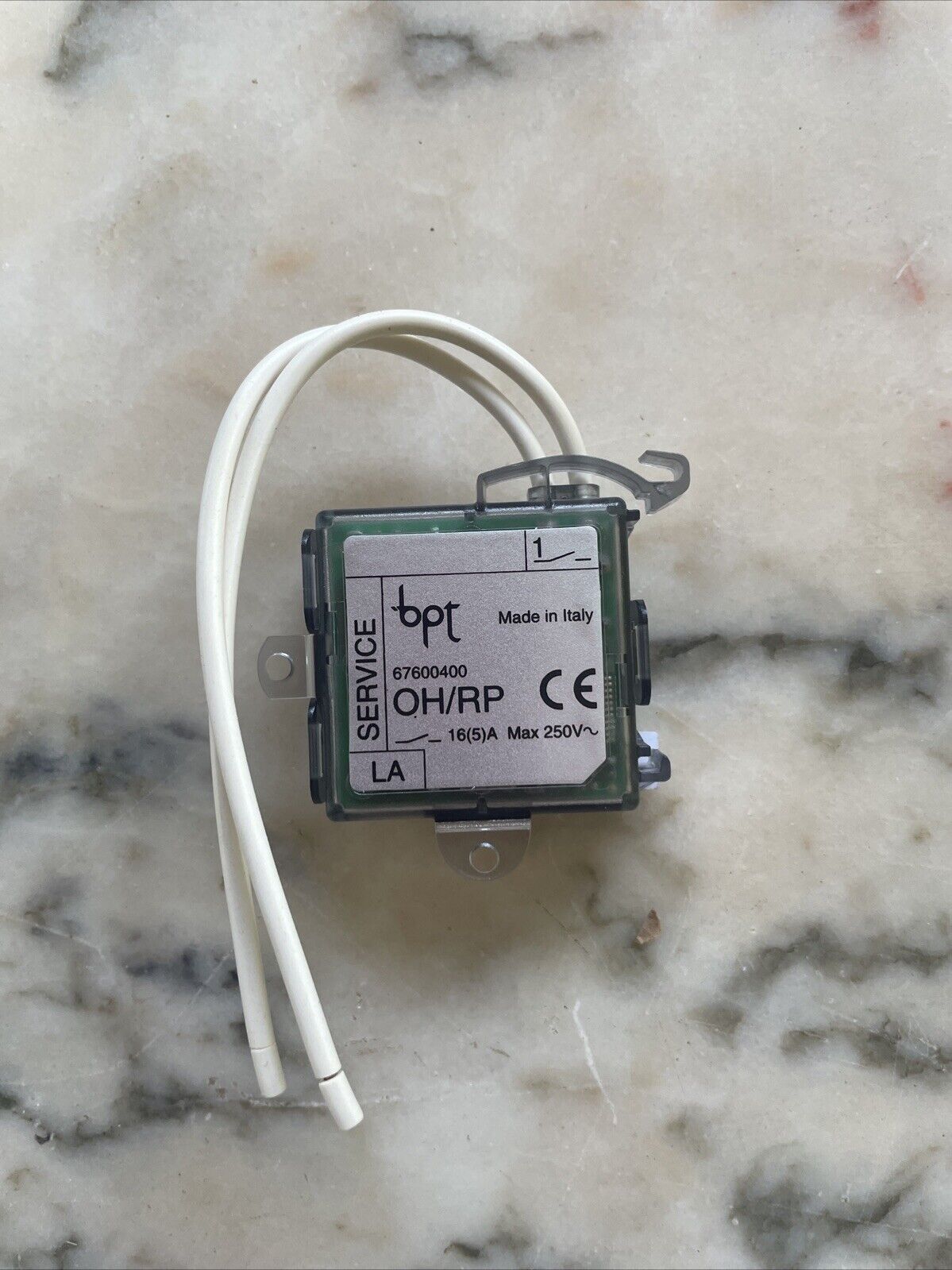 BPT 67600400 OH/RP-MODULO 1 RELE' POTENZA OTENZA X CAR.RESI.16A/INDUT.5A
