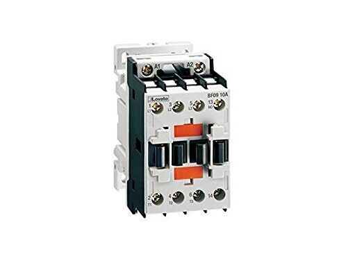 Lovato BF1810A024 contattore 3 Poli +1 contatto NO 18A AC3  9KW alimentazione bo