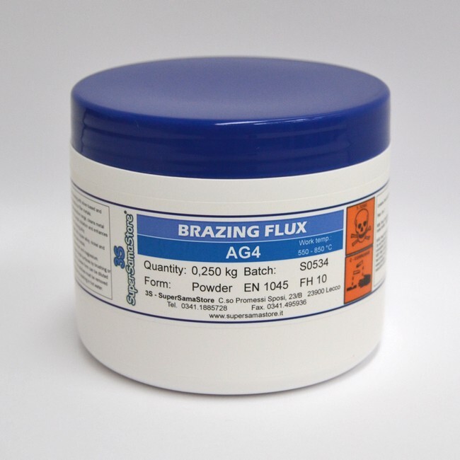 Polvere diossidante per brasatura e saldobrasatura - Brazing Flux AG4
