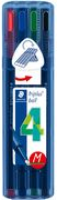 Staedtler Ballpoint Pen Pen Triplus Ball 437 M 4er Etui Ergonomic Triangle linea