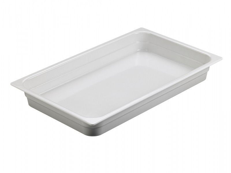 Vassoio Ambra Bianco in Melamina 41,5x28x6 cm per Base Asia Leone