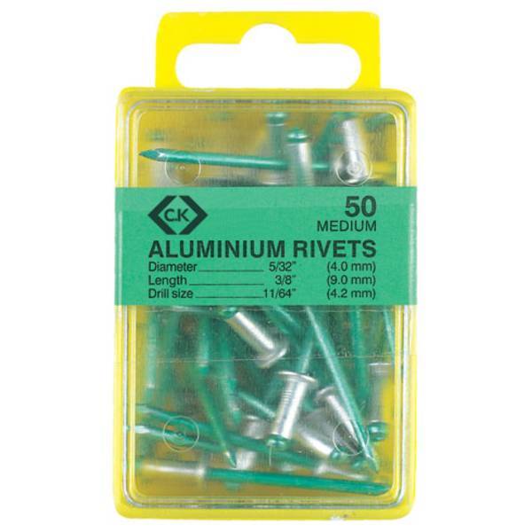 C.k t3819a 412 rivetto x l 3.15 mm 9 alluminio 50 pz