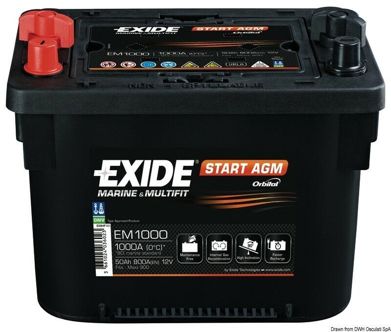Batteria Maxxima x servizi e avviamento 50 Ah