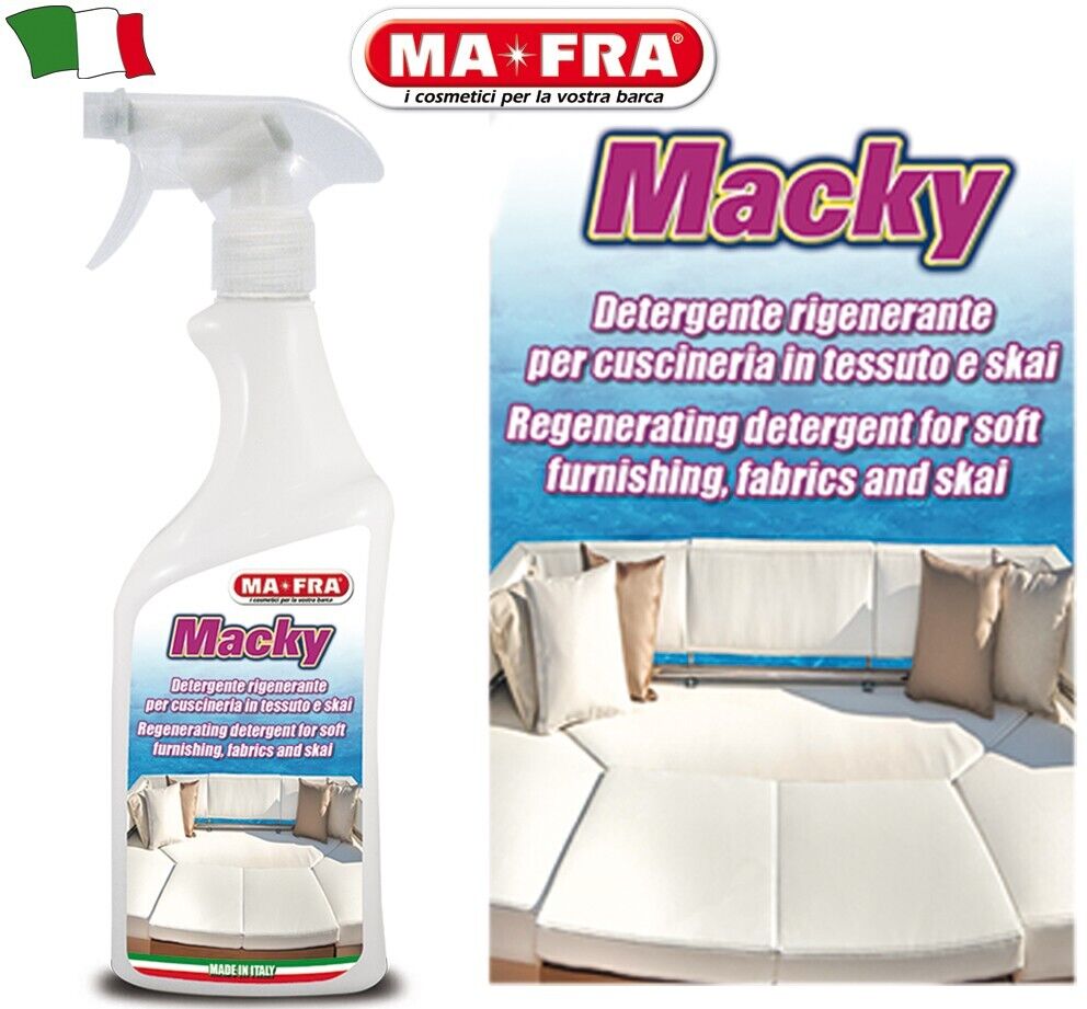 Detergente Nautico per Cuscineria MAFRA MACKY Rigenerante antimuffa spray 750 ml