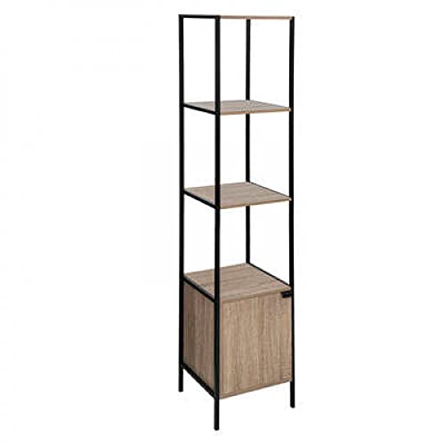 H Confort Xl Piano 1 Porta Aliaj, Nero