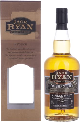 Jack Ryan 12 Years Old Finisher'S Touch Single Malt Irish Whiskey Madeira Finish 46% Vol. 0,7L In Giftbox