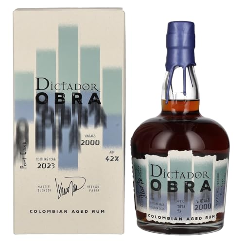 Dictador Obra Vintage 23 Years Old Port Cask Rum 2000 42% Vol. 0,7L In Giftbox