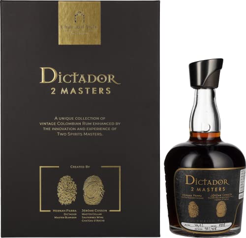 Dictador 2 Masters 1978 39 Years Old Château D’Arche Finish 2Nd Release 44,1% Vol. 0,7L In Giftbox