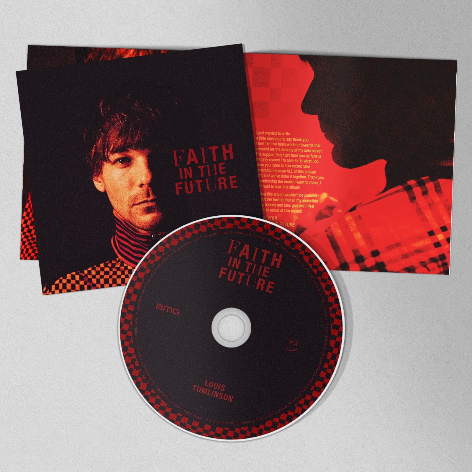 LOUIS TOMLINSON - FAITH IN THE FUTURE - CD DIGIPACK NUOVO SIGILLATO 2022