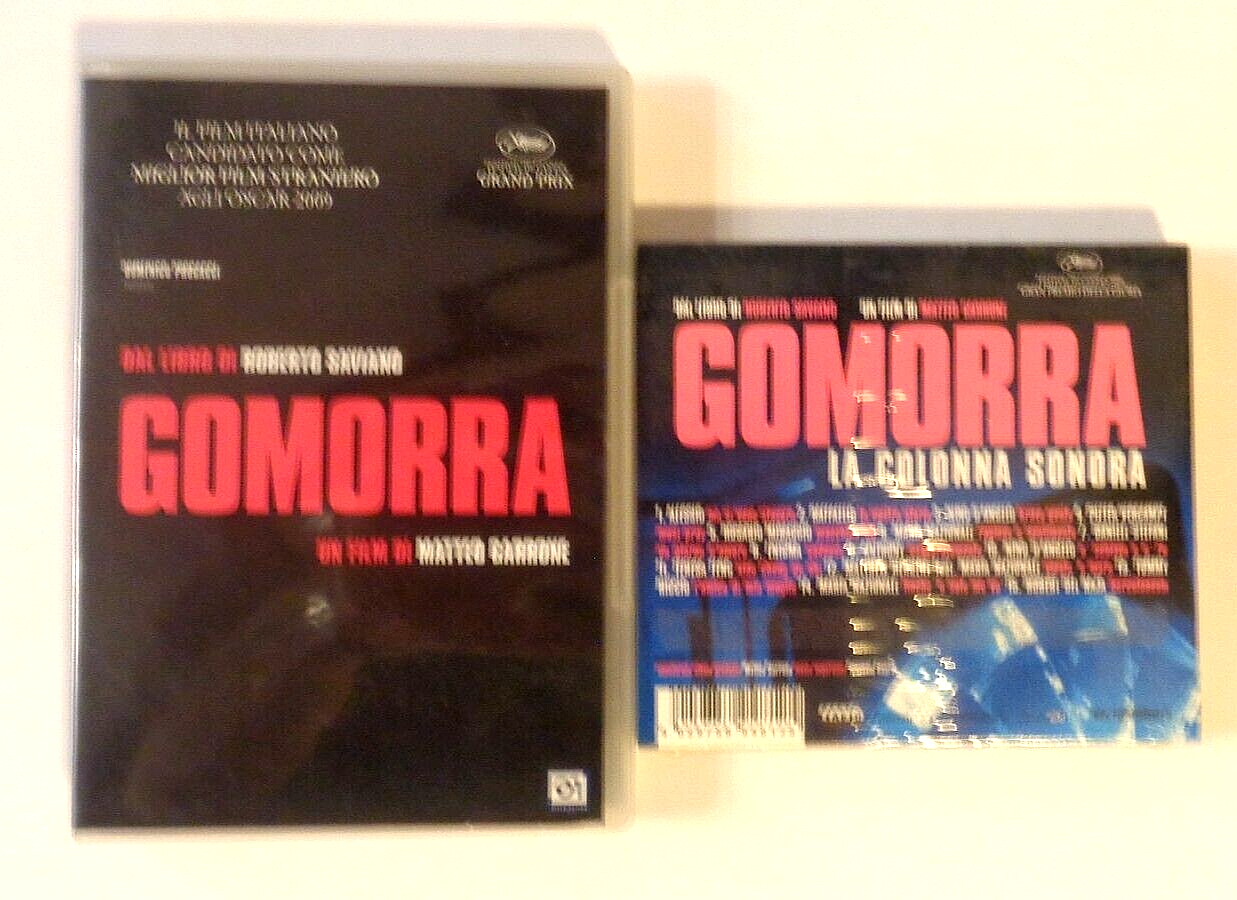 GOMORRA  -  DVD ( ottimo usato ) e CD COLONNA SONORA ( nuovo e sigillato )