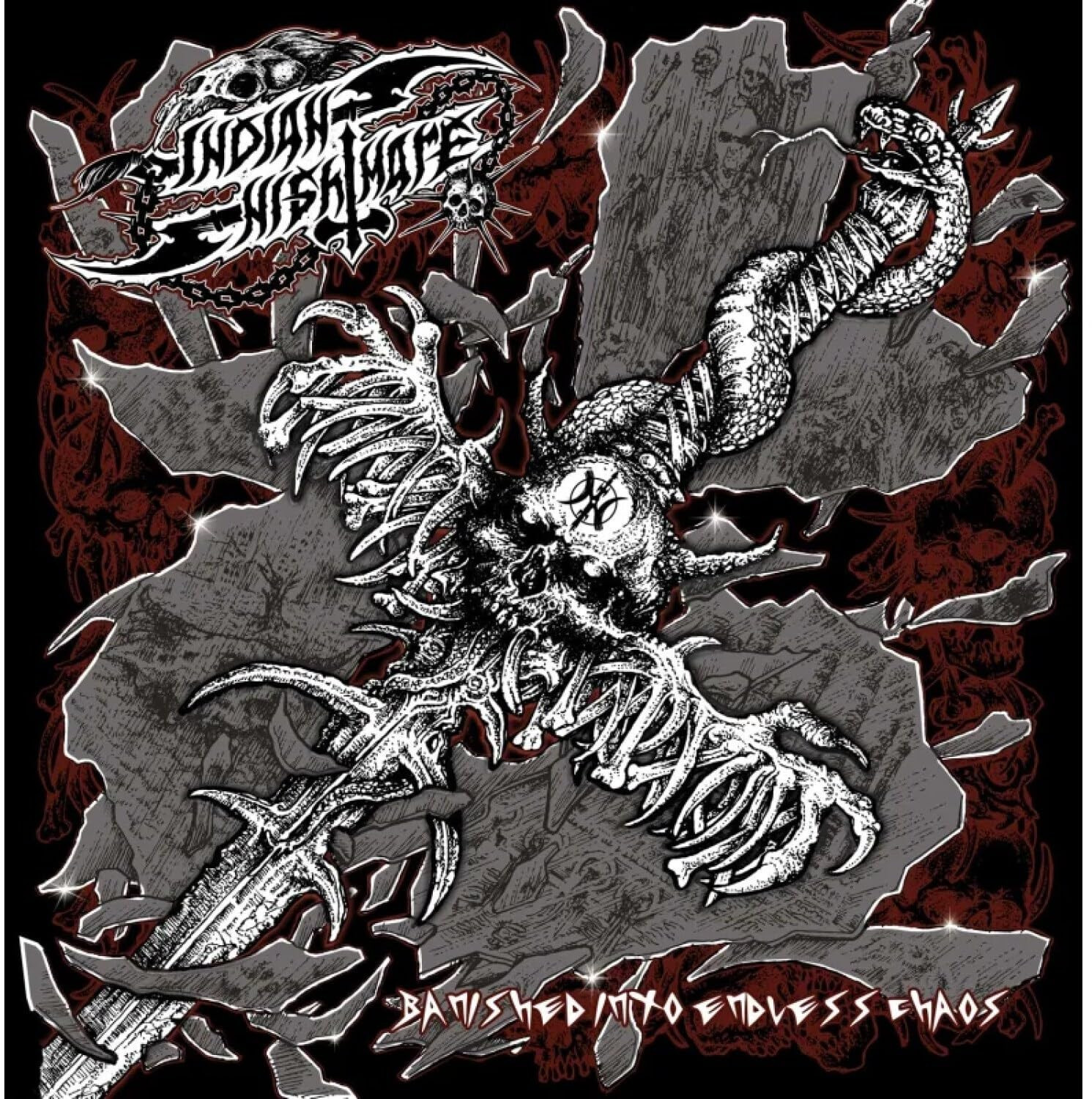 INDIAN NIGHTMARE BANISHED INTO ENDLESS CHAOS (JEWELCASE) CD NUOVO