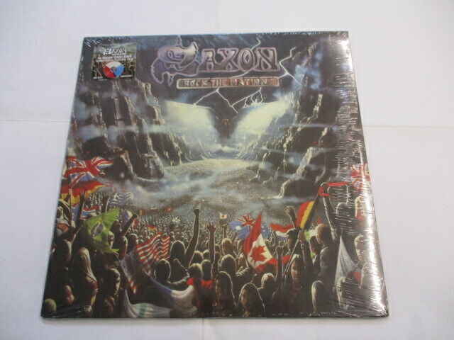 SAXON - ROCK THE NATIONS - LP REISSUE TRI-COLOUR VINYL NEW SEALED 2018