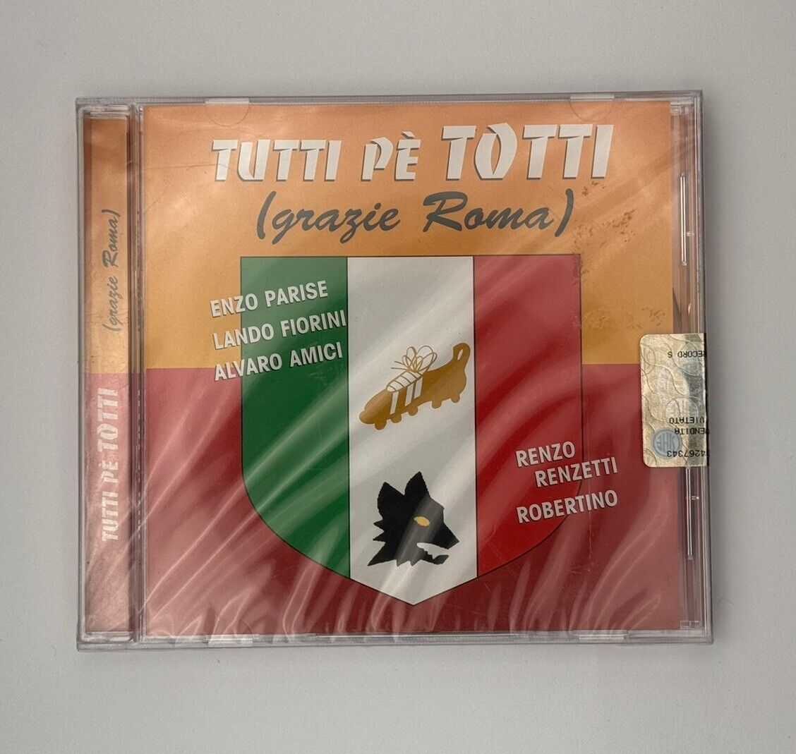 CD TUTTI PÈ TOTTI AS ROMA PARISE LANDO FIORINI ALVARO AMICI RENZETTI ROBERTINO