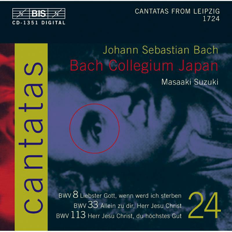 Bach Collegium Giappone Bach: Cantate, Vol 24 (Bwv 8, 33, 113) /Bach Collegium