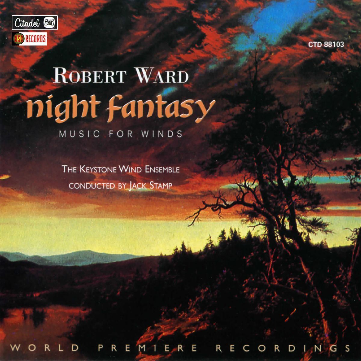 Robert Ward Robert Ward: Night Fantasy: Music for Winds (CD) Album