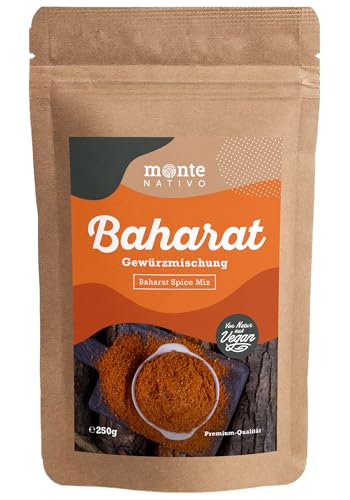 Baharat Monte Nativo (250 G), Spezie Essiccate Delicatamente, Ideali Per Cucinare, Mix Di Spezie Aromatiche E Gustose - Spezie Turche - Baharat