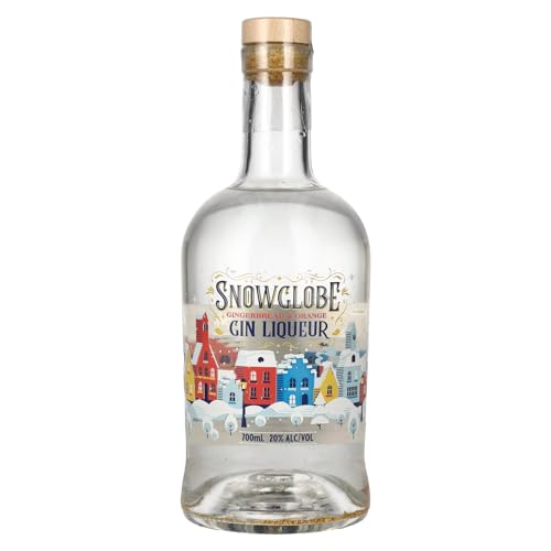Snowglobe Orange & Gingerbread Gin Liqueur Light-Up 20% Vol. 0,7L