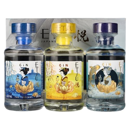 Etsu Japanese Gin Set 43,7% Vol. 3X0,2L In Giftbox