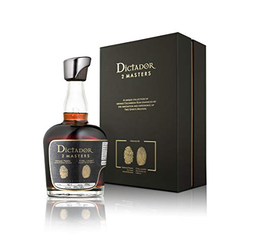 Dictador 2 Masters 39 Years Old Colombian Rum Hardy Finish 1978 Rum, 0.7 L