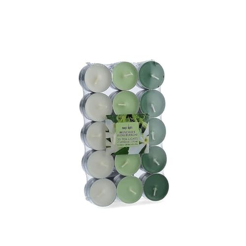 Velas Perfumadas Musk-Flores Blancas 30Uni. Magic Lights