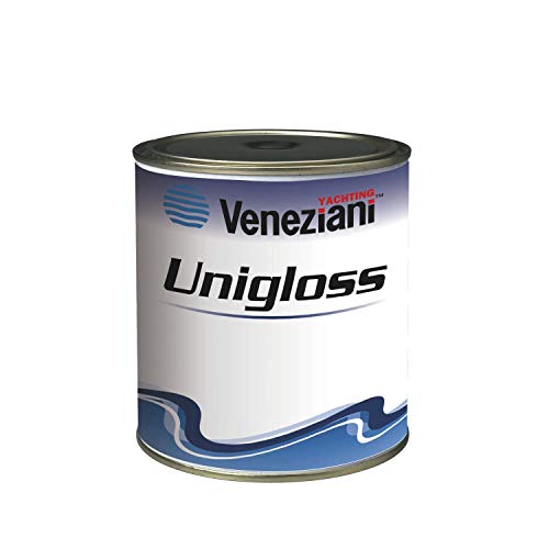 Veneziani Unigloss Smalto Monocomponente, Colore: Nero Gondola, Size: 500 Ml