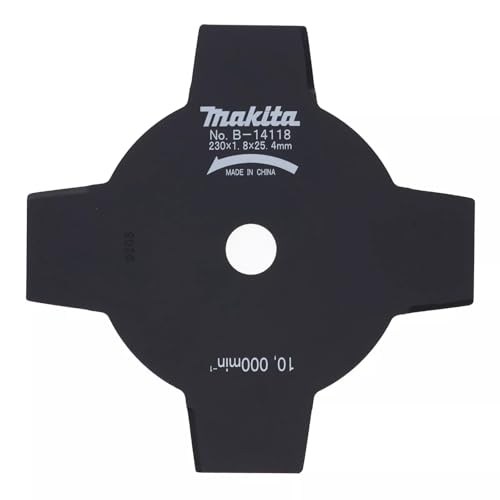 Makita B-14118 - Disco Para Desbrozadoras De 4 Dientes (Reversible) 230X25.4 Mm