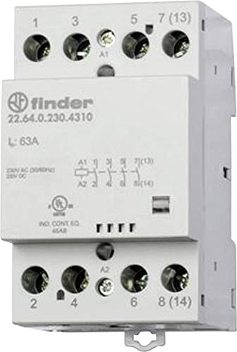 Finder – Puntatore Di Contactor 2O, 2S, 63 A 22.64.0.230.4610