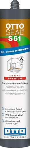 Otto-Chemie Ottoseal S51 - Silicone Per Pavimenti In Pvc, Gomma E Linoleum C787 Grigio
