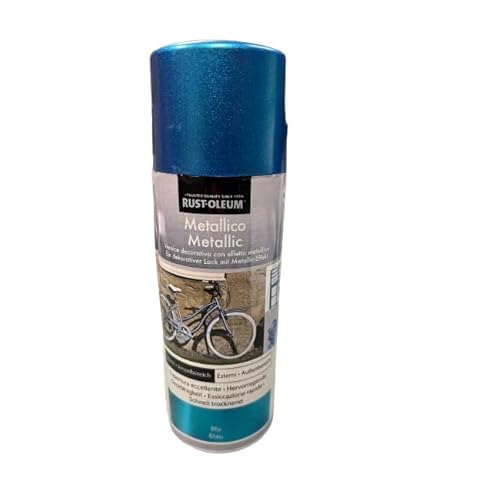 Rust-Oleum - Spray Effetto Metallico Blu 400 Ml