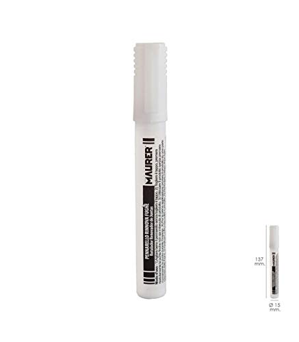 Maurer 2342900 Marcador/Rotulador Blanqueador Para Juntas Color Blanco