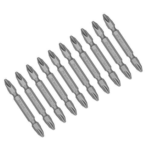 Yosoo123 Punte Per Cacciavite Ph2 Da 65 Mm Testa Per Cacciavite Elettrico Magnetico Punta A Doppia Testa S2 (Arrossamento) Per Trapano/Avvitatori(02)