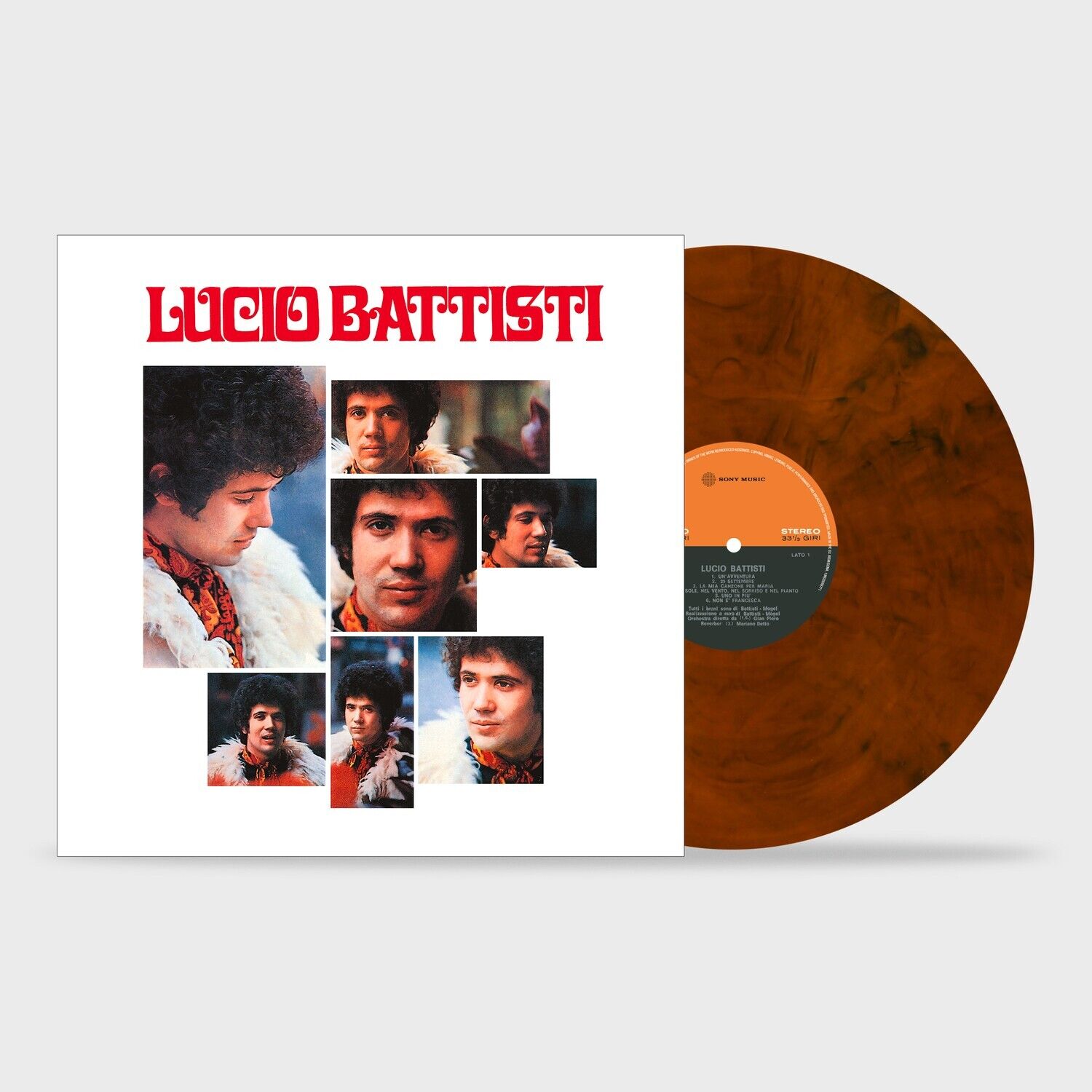 LUCIO BATTISTI - Lucio Battisti (2025) LP brown marbled vinyl p.o.