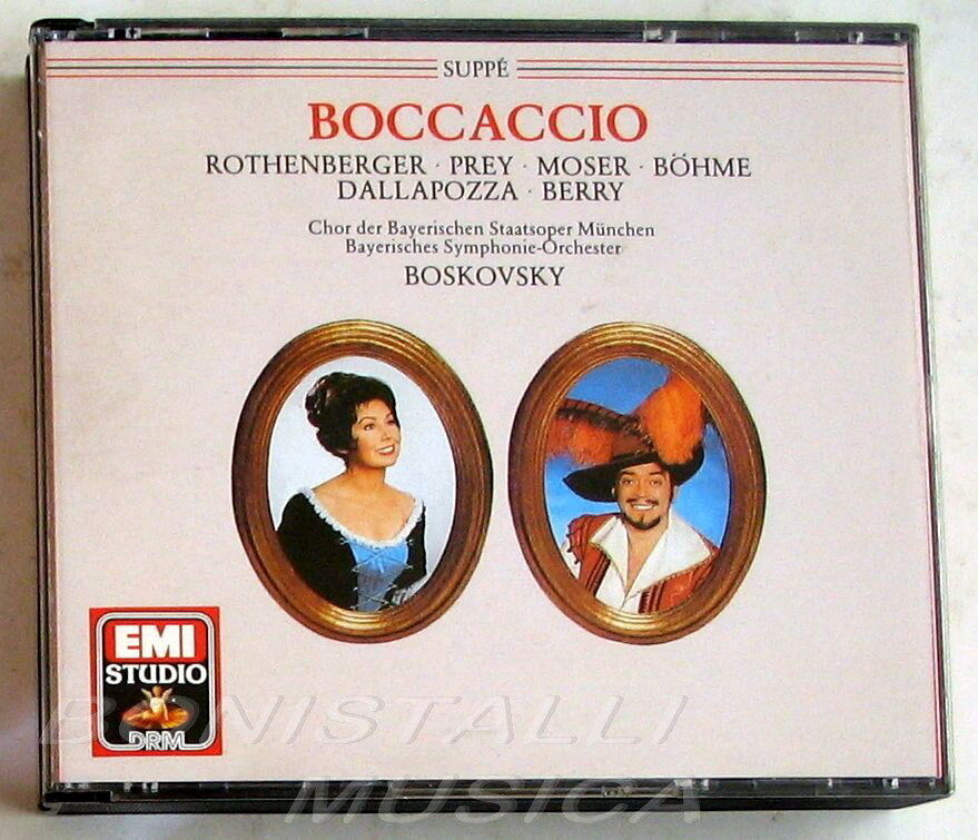 BOCCACCIO - ROTHENBERGER, PREY, MOSER - BOSKOVSKY - 2 CD NEW Never Played