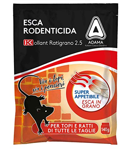 42 Pz Di Esca Topicida Fresca Ratigrano 2.5Gr.140
