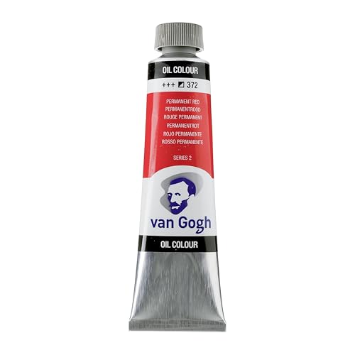 Van Gogh Pittura Olio Perm Rosso, Rojo Permanente, Talla Única, 40 Unità