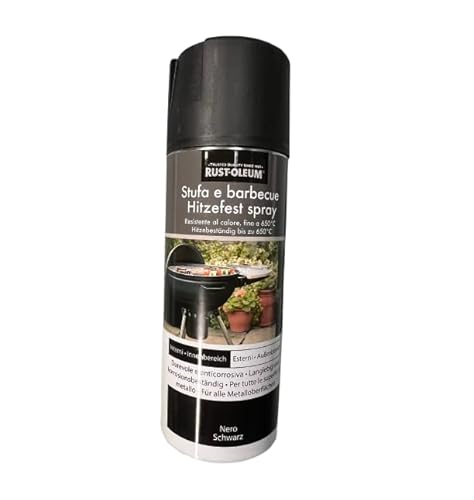 Rustoleum - Spray Alte Temperature Nero 400Ml
