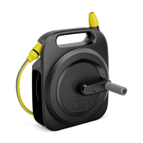 Kärcher Tubo Flessibile Hbx 2.10 Compact, Tubo Di Collegamento 5/16": 2 M, Comodo E Veloce Da Aprire E Srotolare, Con Tubo Da 10 M, Colore Nero