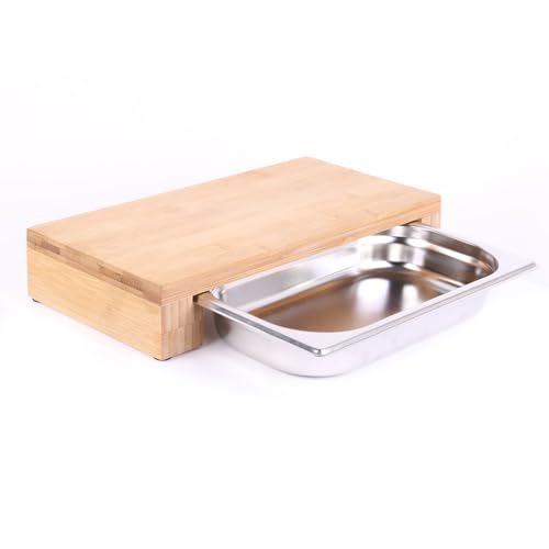 Cook Concept Cmkd3274 Tabla Cortar C/Cajón, Nero, Estandar